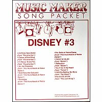 DISNEY #3 SONG PACKET
