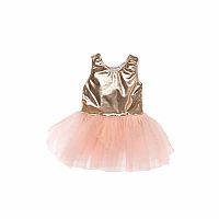 BALLET TUTU DRESS ROSE GOLD 5/6