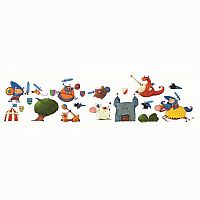 Fantastic Knight Wall Stickers