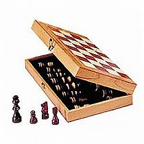 Folding Wooden Chess Set