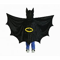 BAT CAPE W HOOD