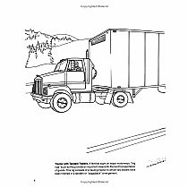 DOVER TRUCKS COLORING BK