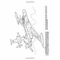 Jet Fighters Coloring Book