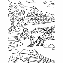 Dino Island Adventure Coloring Book
