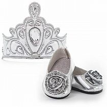 Doll Shoes/Tiara Silver