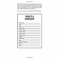 DINOSAUR MAD LIBS