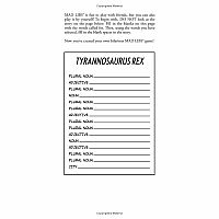 DINOSAUR MAD LIBS