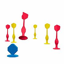 POPDARTS ROOKIE RED/YELLOW