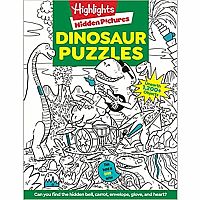 DINOSAUR PUZZLES HIDDEN PICTURE