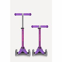 MINI DLX SCOOTER PURPLE/PNK LED