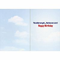 ROOSTER IN SWIMSUIT BDAY CARD