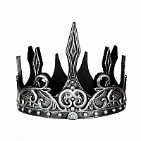 MEDIEVAL CROWN SILVER/BLK