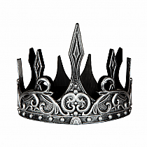 MEDIEVAL CROWN SILVER/BLK