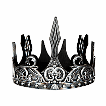 MEDIEVAL CROWN SILVER/BLK