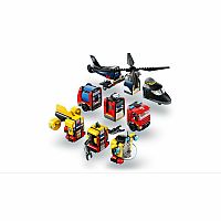 LEGO HELICOPTER FIRE TRUCK SUBMARINE