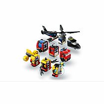LEGO HELICOPTER FIRE TRUCK SUBMARINE