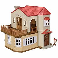 CC RED ROOD COUNTRY HOME SECRET ATTIC ROOM--Calico Critters