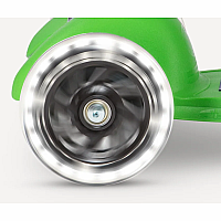 MINI DLX SCOOTER LED GREEN/BLUE