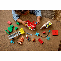 DUPLO FIRE TRUCK W HOSE/FIRE