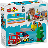 DUPLO FIRE TRUCK W HOSE/FIRE