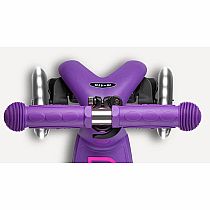 MINI DLX SCOOTER PURPLE/PNK LED