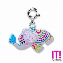 CHARM IT GLITTER ELEPHANT CHARM