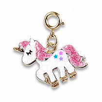 CHARM IT GOLD GLITTER UNICORN CHARM