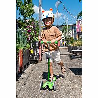 MINI DLX SCOOTER LED GREEN/BLUE