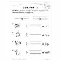 Rsl: Sight Words (Gr. K - 1)