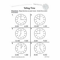 Rsl: Time (Gr. 1 - 2)