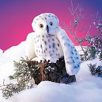 SNOWY OWL HAND PUPPET