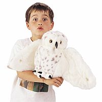 SNOWY OWL HAND PUPPET