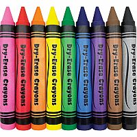 COLORFUL DRY ERASE CRAYONS