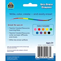 COLORFUL DRY ERASE CRAYONS