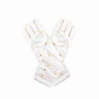 SHIMMER GLOVES GOLD LG