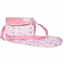 PINK BLOOMS DIAPER BAG