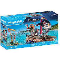 PM PIRATE RAFT WITH TREASURE