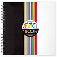 BLACK/WHITE PAPER SKETCHBOOK