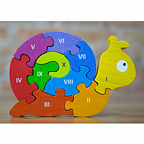 Begin Again Number Snail Puzzle