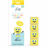 LIGHT UP CUBES ALEX YELLOW