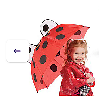 KID'S UMBRELLA FROG/BUG