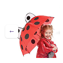 KID'S UMBRELLA FROG/BUG