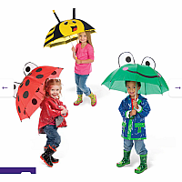 KID'S UMBRELLA FROG/BUG