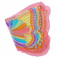 Pink Rainbow Butterfly Wings
