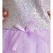 Lilac Sequins Princess Dress (Size 5-6)