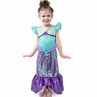 Purple Sparkle Mermaid - 3-5 Years (M)
