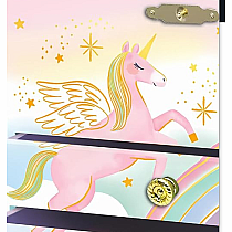 UNICORN RBW JEWELRY BOX 2 DR