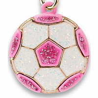 CHARM IT! SOCCERBALL GOLD GLITTER