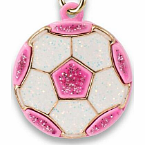 CHARM IT! SOCCERBALL GOLD GLITTER