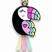 CHARM IT! Gold Ribbon Toucan Charm